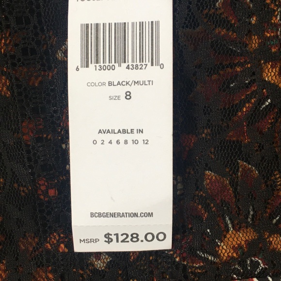 BCBGENERATION tiered mock neck dress - Picture 6 of 7